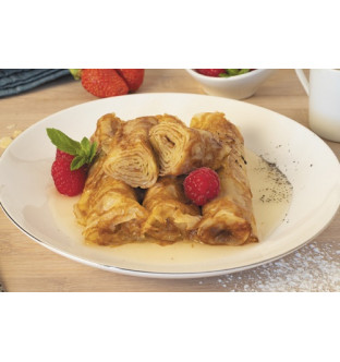Lot de 2 crêpes au rhum vanille