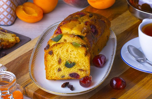 Lot de 4 Cakes aux fruits confits
