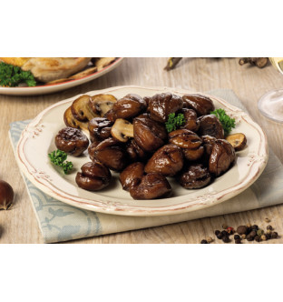 Lot de 4 marrons entiers