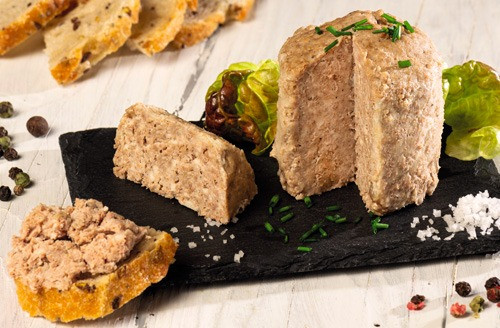 Lot de 5 terrines campagnarde biologique au sel de Guérande