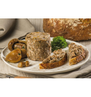 Lot de 5 terrines de campagne aux cèpes