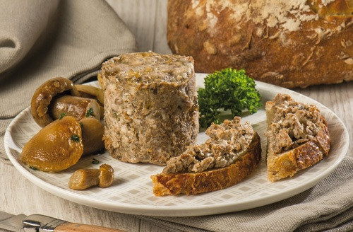 Lot de 5 terrines de campagne aux cèpes