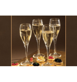 Le service de 4 flûtes