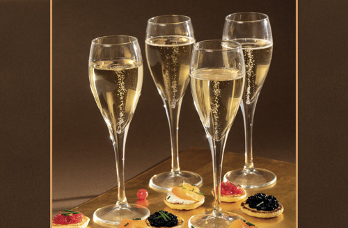 Le service de 4 flûtes