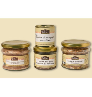 Assortiment de 4 terrines