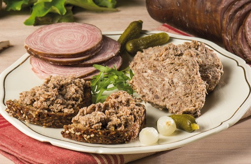 Lot de 5 Terrines de campagne à l’andouille de Guémené