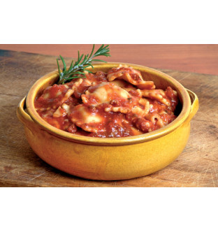 Lot de 4 Raviolis pur boeuf sauce bolognaise