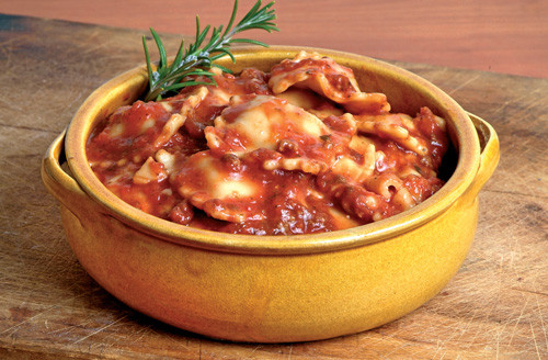 Lot de 4 Raviolis pur boeuf sauce bolognaise
