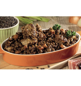 Lot de 4 Petits salés aux lentilles vertes