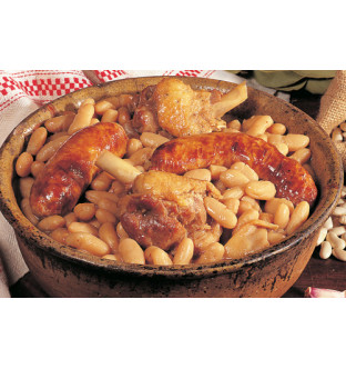 Lot de 5 Cassoulets de Castelnaudary au manchon de canard confit