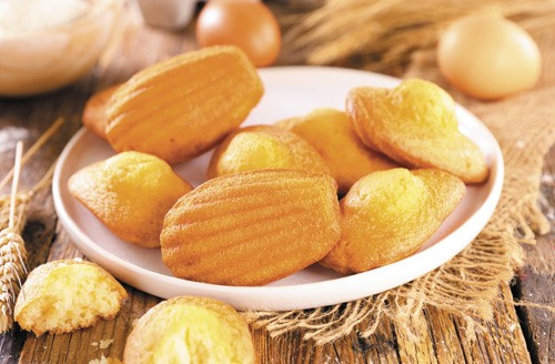 Madeleines pur beurre au miel