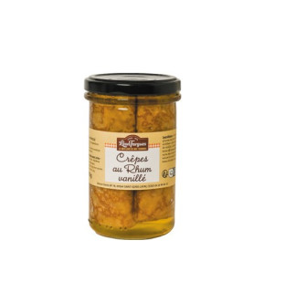 Lot de 2 crêpes au rhum vanille