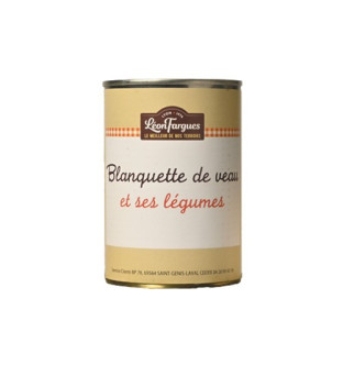 Lot de 2 blanquettes de veau et ses légumes