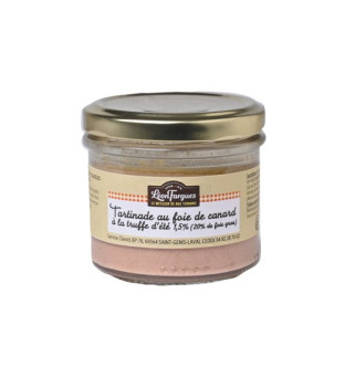 Lot de 6 Tartinades au foie de canard à la truffe d'été 1,5% (20% de foie gras)
