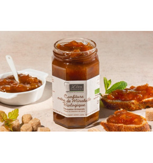 Lot de 5 Confitures extras de mirabelle biologique