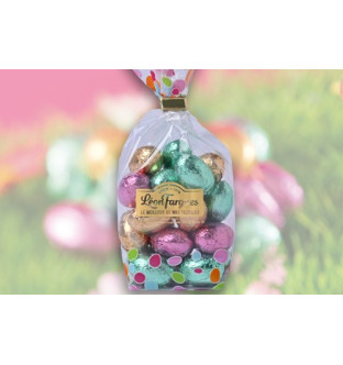 Lot de 2 sachets de petits oeufs fourrés au praliné