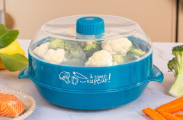 Le cuit-vapeur spécial micro-ondes