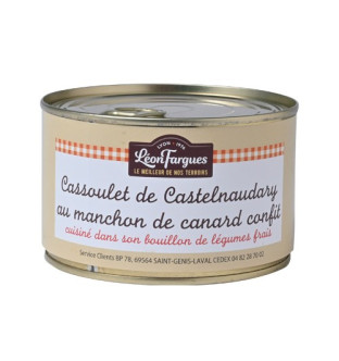 Cassoulet de Castelnaudary au manchon de canard confit