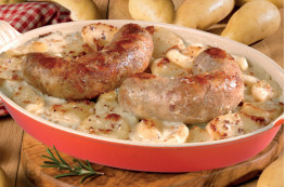 Lot de 3 andouillettes garnies sauce moutarde