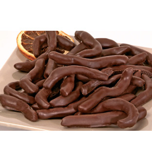 1 ballotin d'écorces d'orange au chocolat 1 ballotin d'écorces d'orange au chocolat