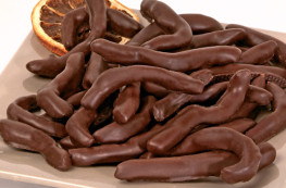 1 ballotin d'écorces d'orange au chocolat