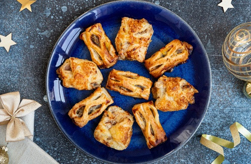 Mini-feuilletés jambon-fromage