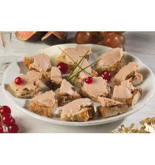 Lot de 3 Tartinades au foie de canard aux cèpes (20% de foie gras)
