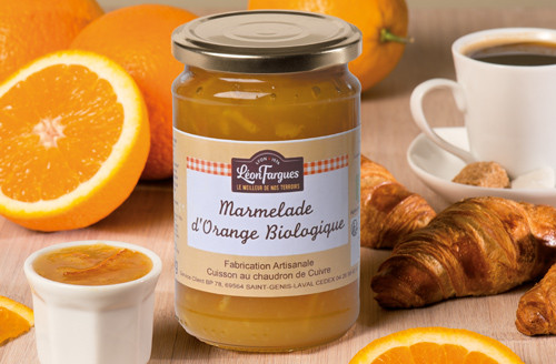 Lot de 5 Marmelades d'orange biologique