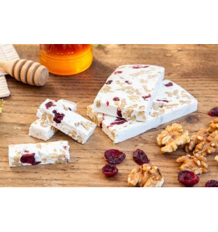 Lot de 2 Nougats tendres aux noix du Périgord et cranberries