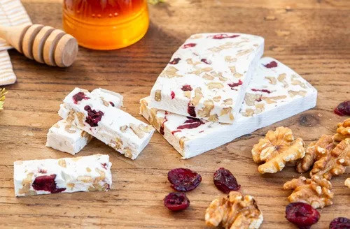 Lot de 2 Nougats tendre aux noix du Périgord et cranberries