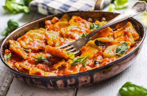 Lot de 4 raviolis pur bœuf à la sauce bolognaise