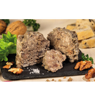 Lot de 5 Terrine pur porc aux noix du Périgord