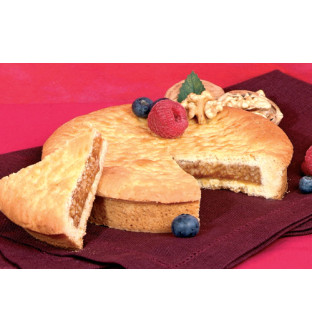 Lot de 2 Gâteau Dauphinois fourré aux noix et au miel