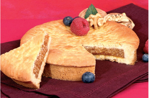 Lot de 2 Gâteau Dauphinois fourré aux noix et au miel