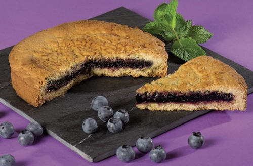 Lot de 2 Gâteau dauphinois fourré aux myrtilles