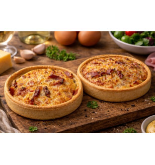Lot de 2 x 2 Quiches lorraines