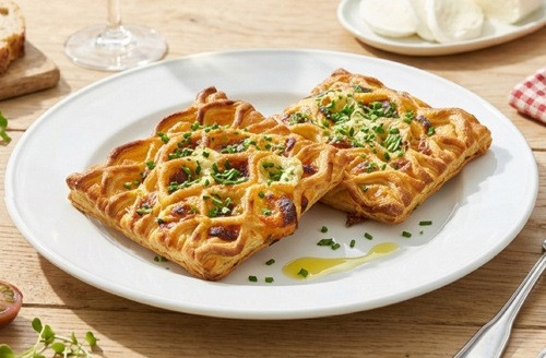 Feuilletés tomate mozzarella