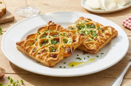 Feuilletés tomate mozzarella