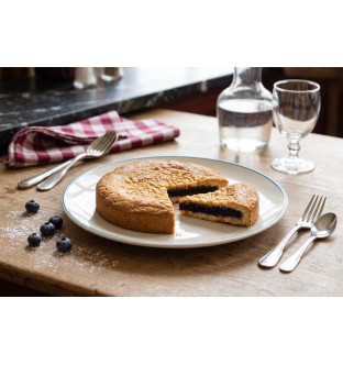Gâteau dauphinois fourré aux myrtilles