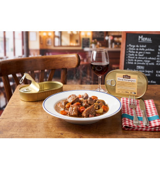 Lot de 2 boeufs bourguignons