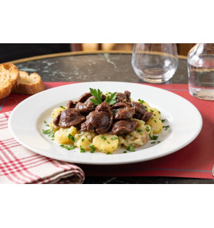 Confit de gésiers de canard émincés