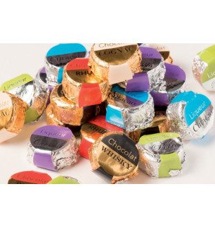 Chocolats à la liqueur (Cognac, Rhum, Eau de Vie Poire William, Cassis, Curaçao, Whisky)