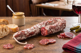 Lot de 2 Saucisses sèches supérieures pur porc