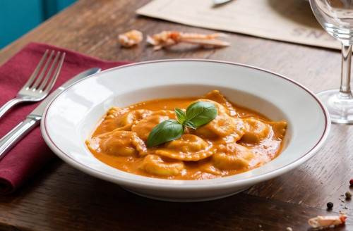 Raviolis pur bœuf à la sauce bolognaise