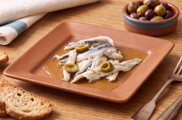 Filets d'anchois marinés à l'huile d'olive 140 g