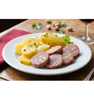 Le lot de 2 Saucissons à cuire de Lyon aux pistaches