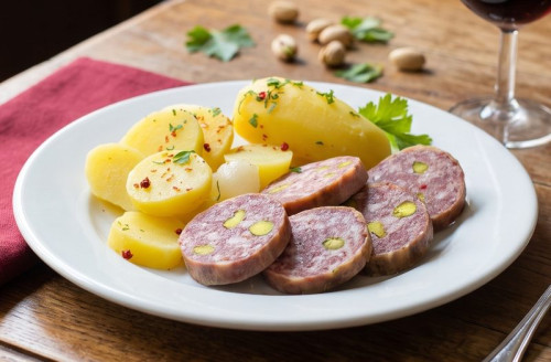 Le lot de 2 Saucissons à cuire de Lyon aux pistaches