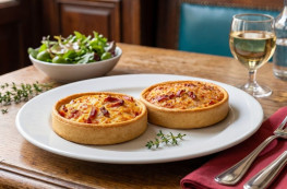 Lot de 2 x 2 Quiches lorraines