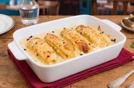 Soufflés à la volaille et aux morilles