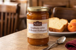 Confiture extra d’abricot biologique